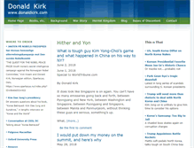 Tablet Screenshot of donaldkirk.com